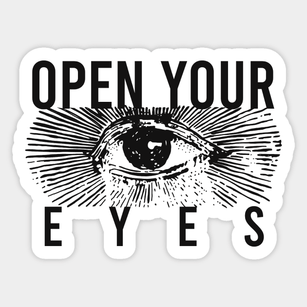 Open Your Eyes Mystic Sticker by TrueYouth